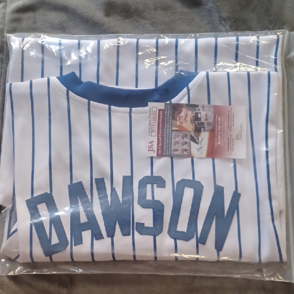 MLB Chicago Cubs Andre Dawson Autographed Jersey